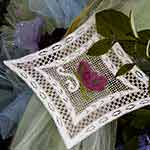 merletto con farfalla al centro con ali 3d